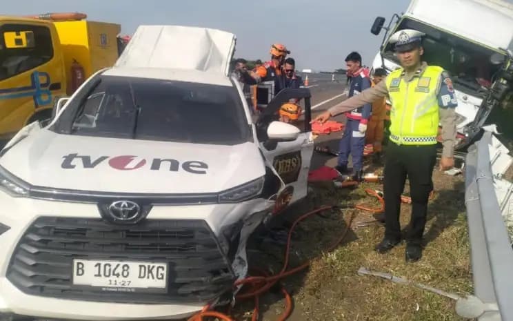 Dunia Jurnalis Berduka, Mobil Rombongan Kru TV One Alami Kecelakaan Beberapa Orang Meninggal Dunia