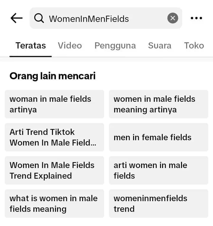 Tagar #womeninmalefields Viral di TikTok, Apa Maksudnya?