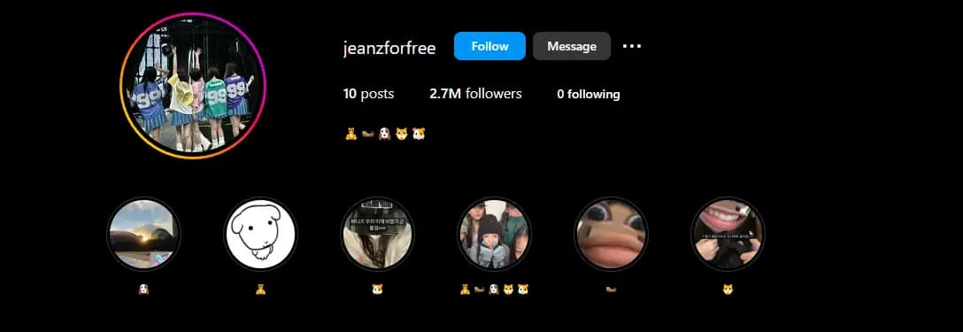 NewJeans Membuka Akun Instagram Baru Setelah Keluar dari ADOR