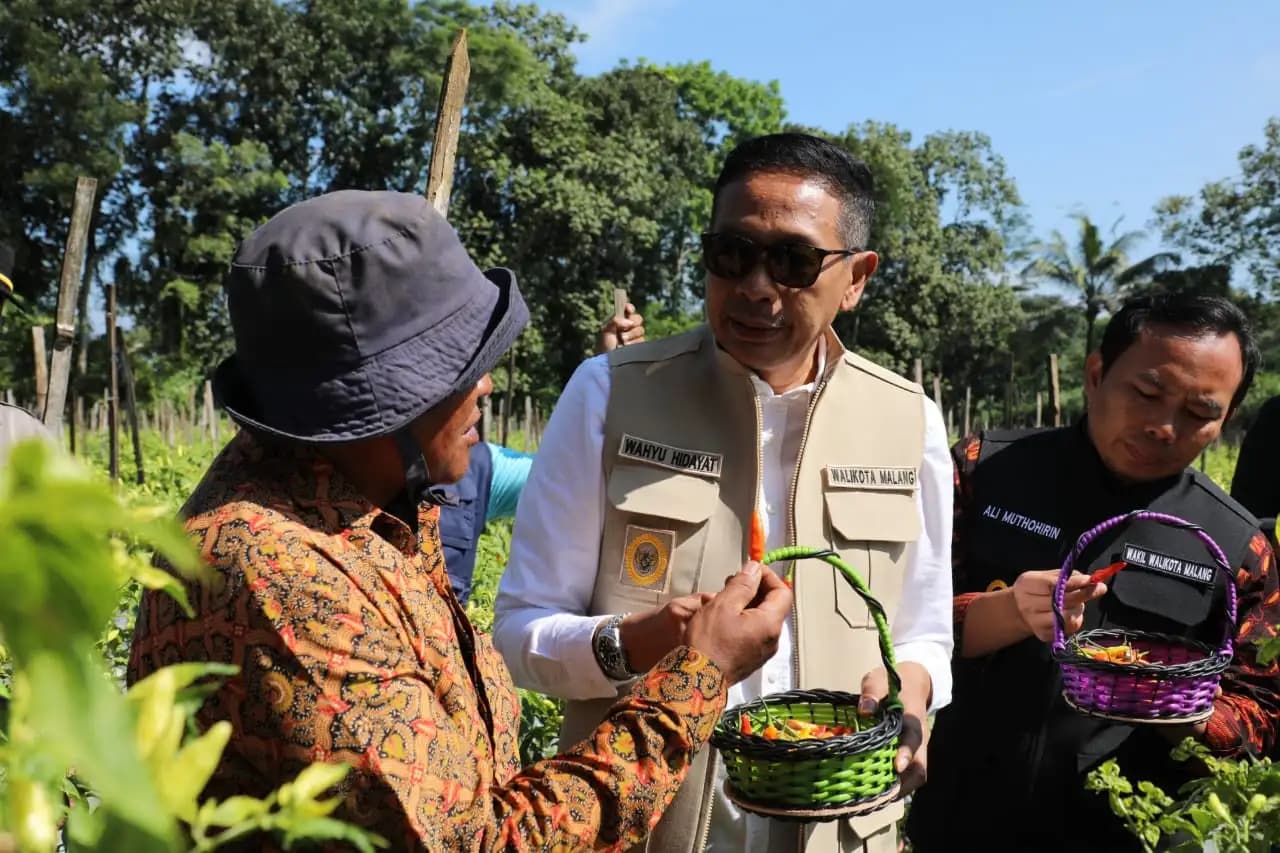 Pertengahan Ramadhan, Walikota Wahyu Pastikan Stok Cabai dan Telur Aman