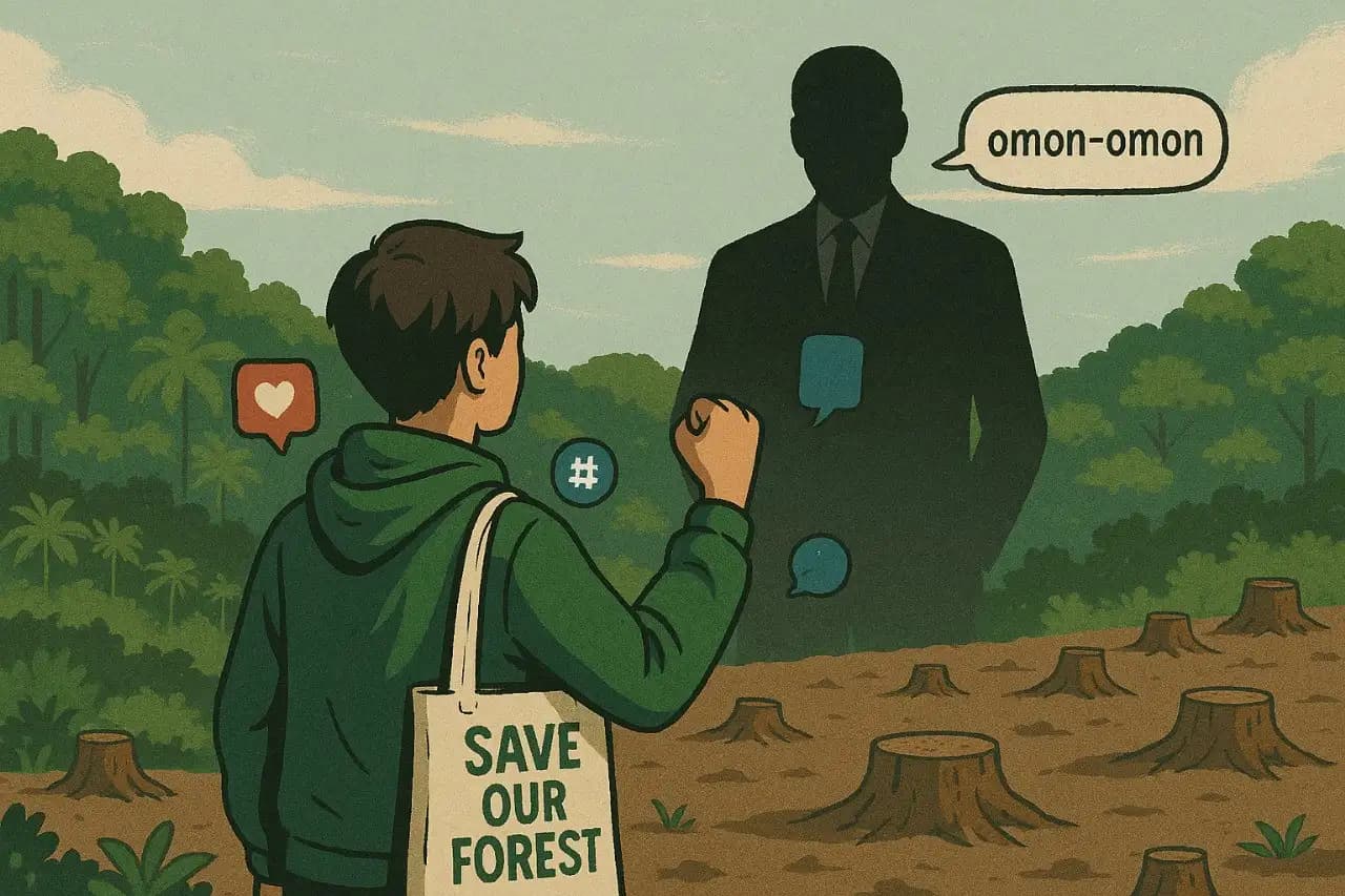 Menyoal Konstruksi Sosial atas Isu Lingkungan di Indonesia: ‘Omon-omon’ Deforestasi, hingga Resistensi Gen Z 