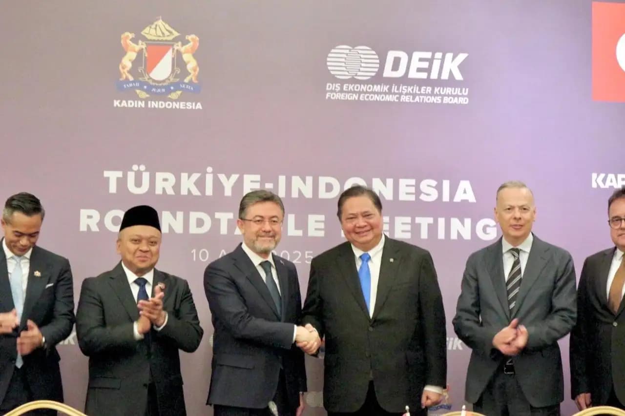 Menko Airlangga Wakili Presiden RI pada Turkiye-Indonesia CEO Roundtable Meeting, Dorong Kerja Sama Perdagangan Indonesia-Turki