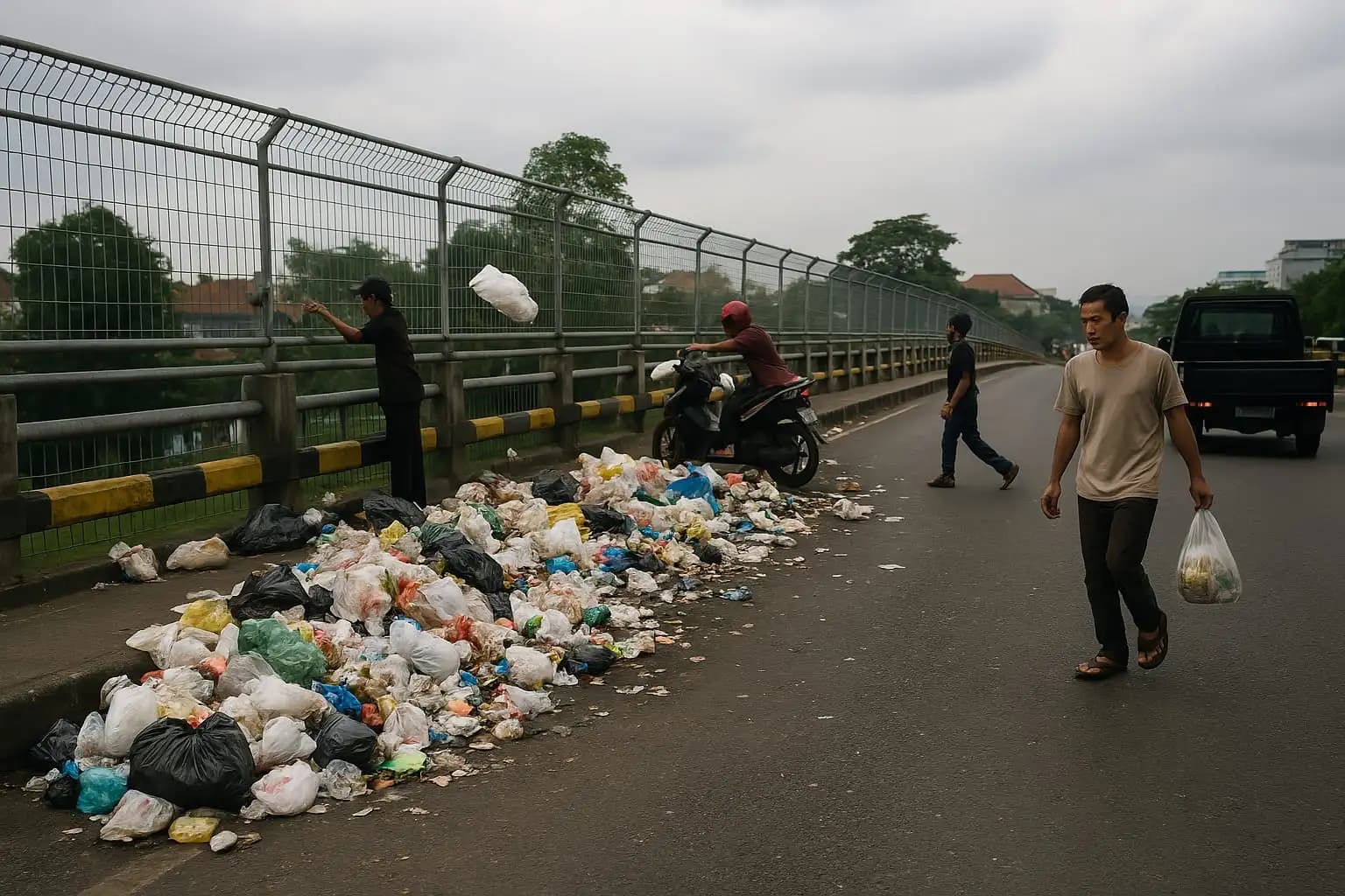 Jembatan Gadang: Salah Satu Objek Pembuangan Sampah di Masyarakat Sekitarnya