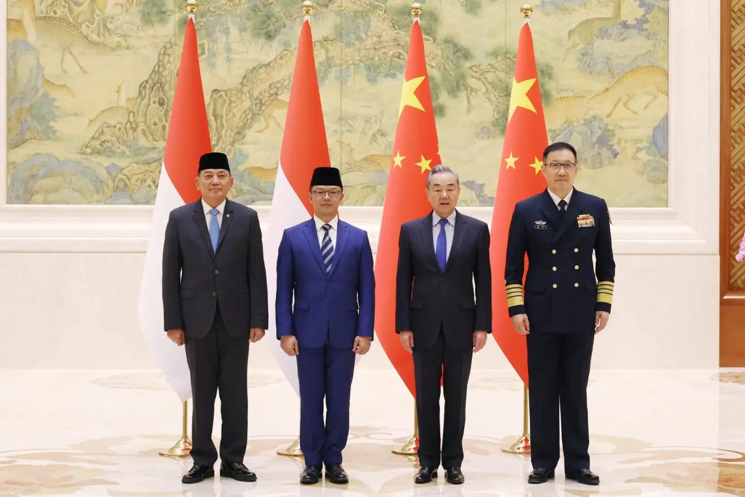 Pertemuan Pertama Tingkat Menlu dan Menhan (2+2) RI – RRT, Tingkatkan Kerja Sama Comprehensive and Strategic Partnership