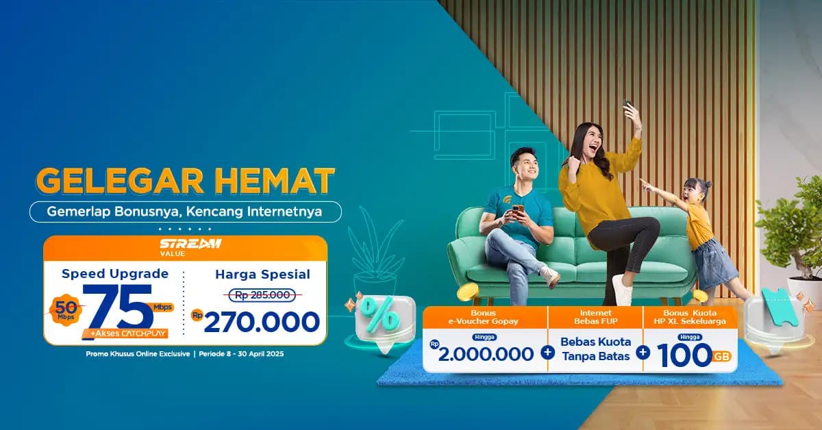 XL SATU Hadirkan Penawaran Spesial April:  Internet Kencang, Bonus Berlimpah, dan Tagihan Lebih Ringan