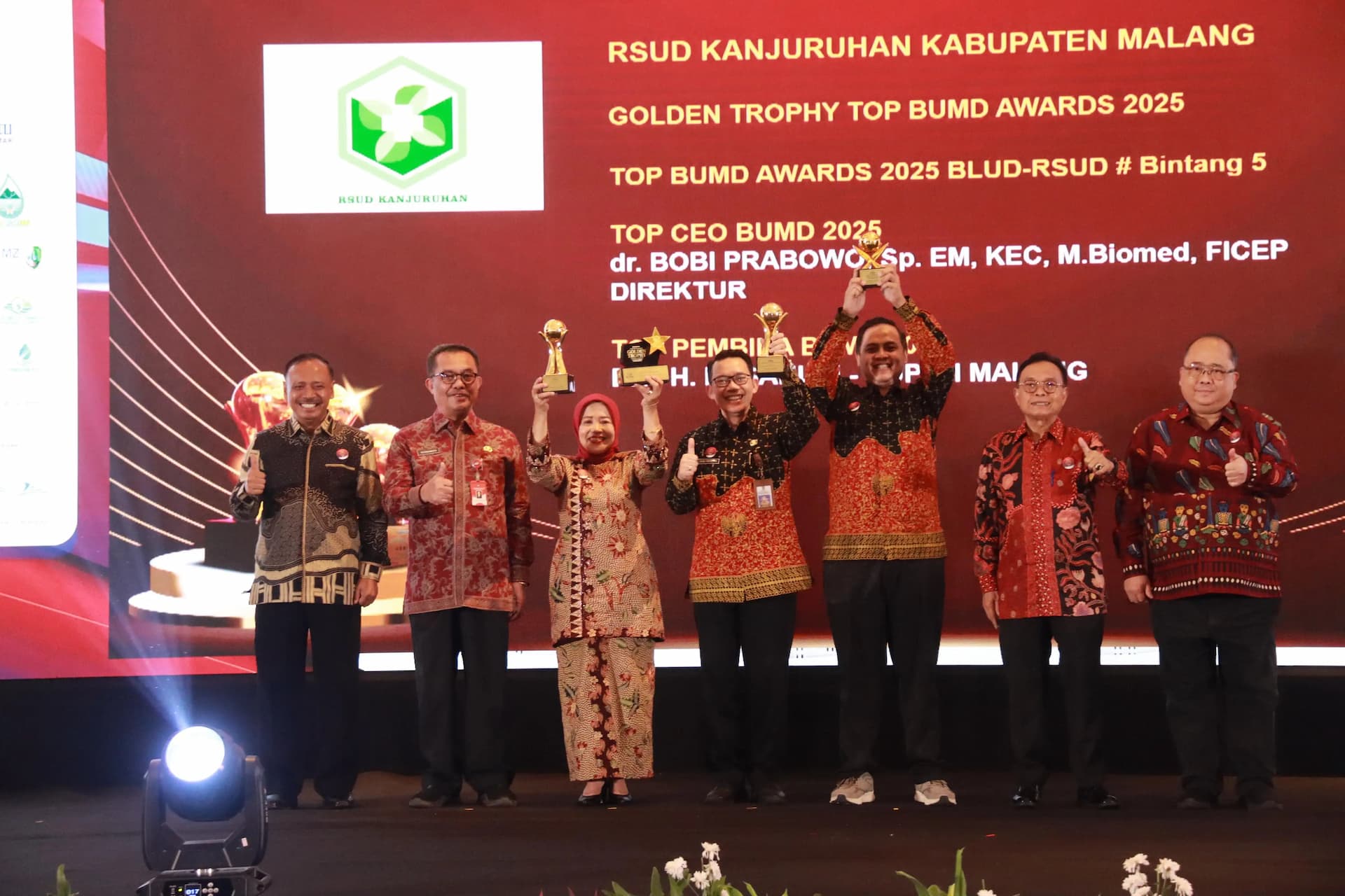 Pemerintah Kabupaten Malang Raih 4 Penghargaan dalam Ajang TOP BUMD Awards 2025