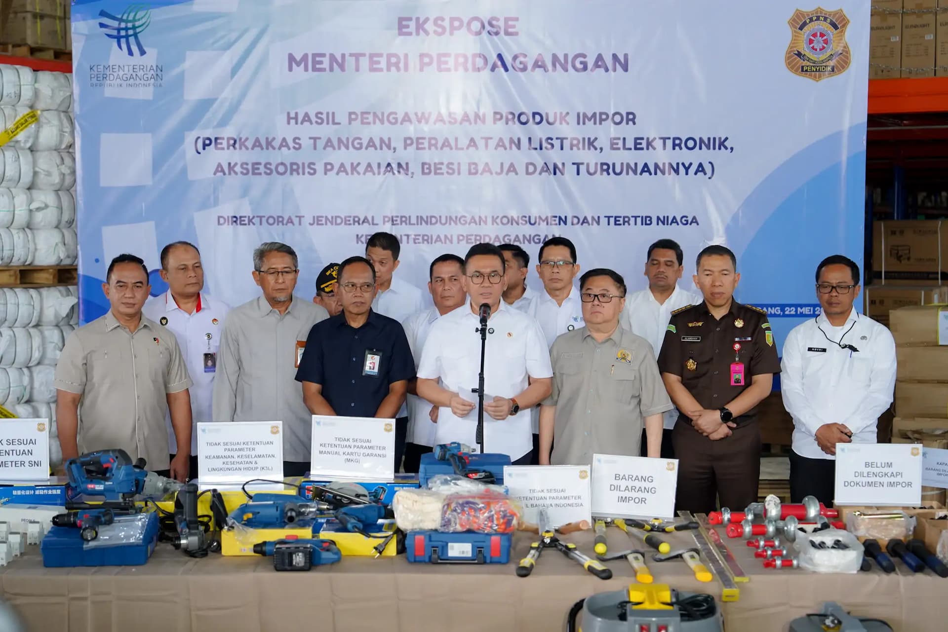 Kemendag Temukan Produk Impor Tak Sesuai Ketentuan Senilai Rp18,85 Miliar, Mendag: Kami Tindak Tegas