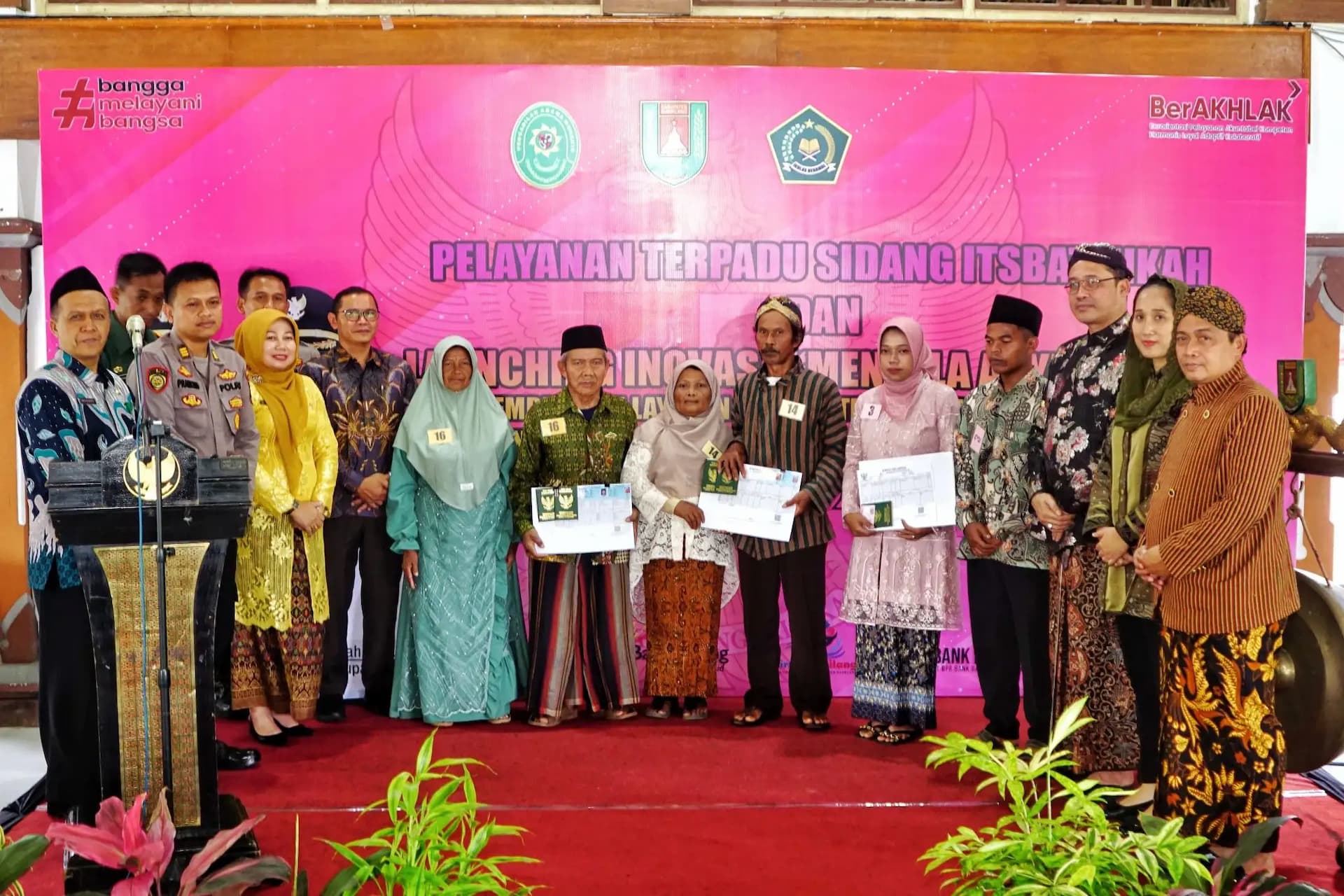 20 Pasangan Nikah Siri di Magelang Resmi Dapat Buku Nikah melalui Sidang Isbat Gratis