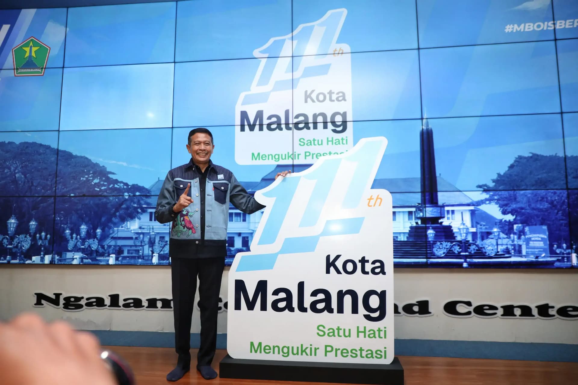Launching Tema dan Logo HUT ke-111 Kota Malang, Satu Hati Mengukir Prestasi