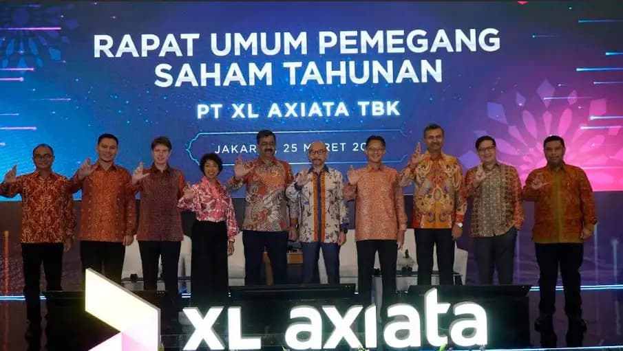 RUPS Tahunan dan Luar Biasa 2025 PT XL Axiata Tbk Bagikan Dividen Rp 1,12 Triliun dan Perubahan Susunan Direksi serta Penggabungan Usaha