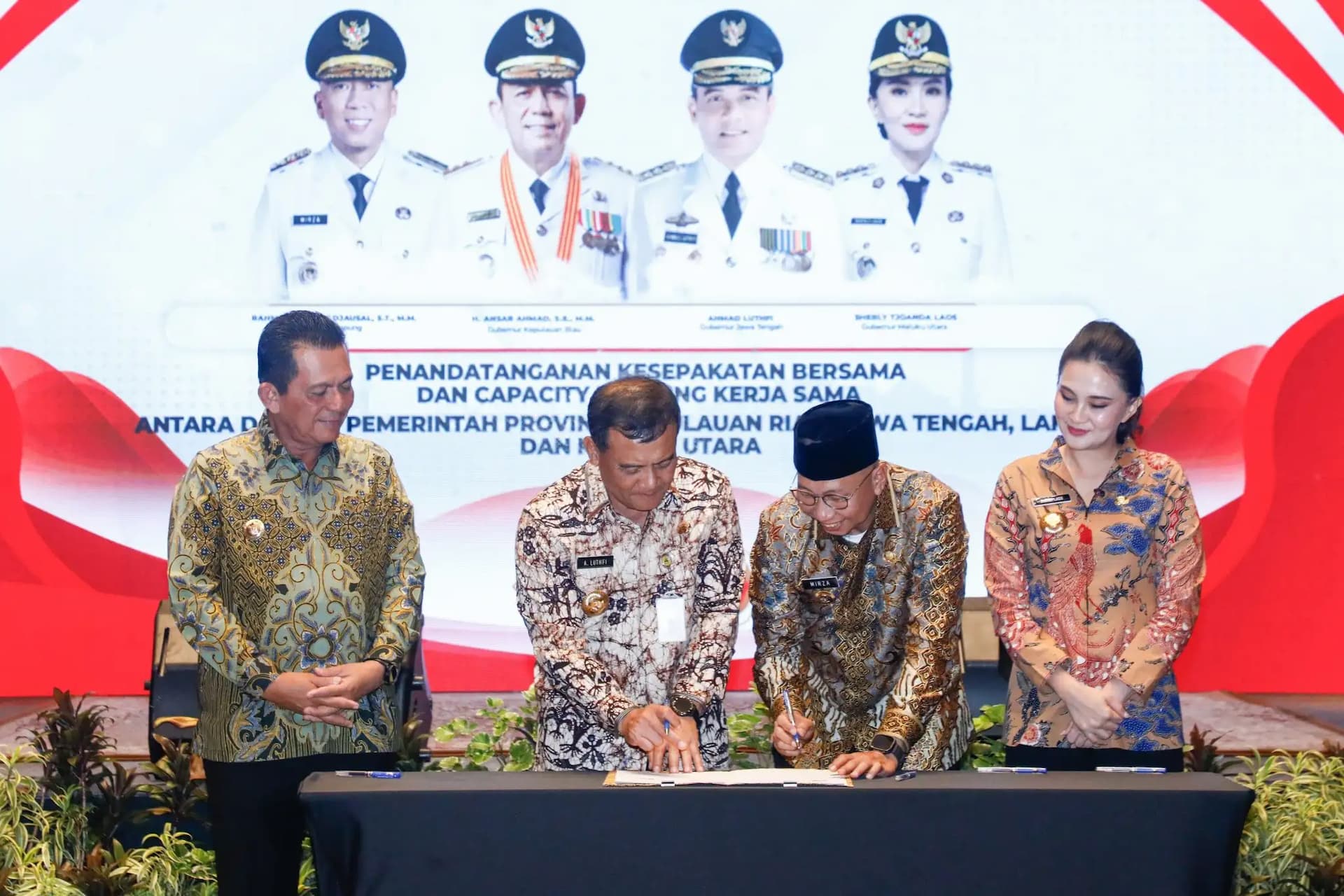 Jateng Jalin Kerja Sama Ekonomi Rp2,1 Triliun dengan Riau, Lampung, dan Maluku Utara