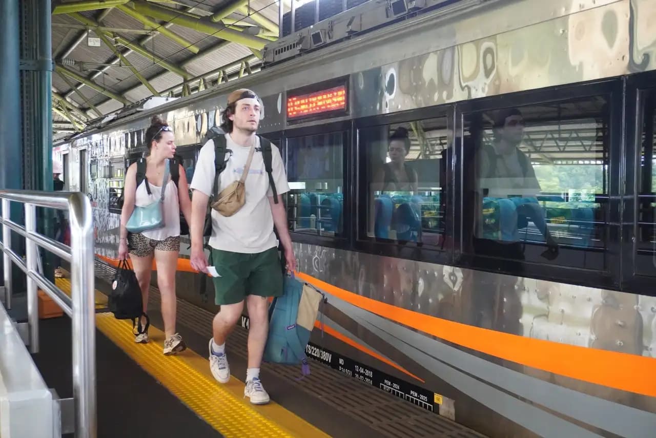 123 Ribu Wisman Gunakan Kereta Api, Ini 10 Stasiun Tujuan Favorit