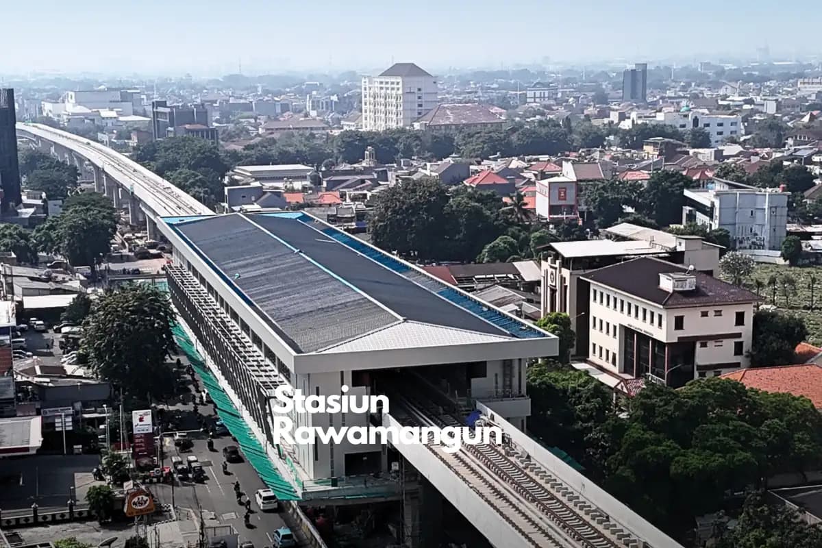 LRT Jakarta Fase 1B Velodrome-Manggarai Ditargetkan Beroperasi 2026  