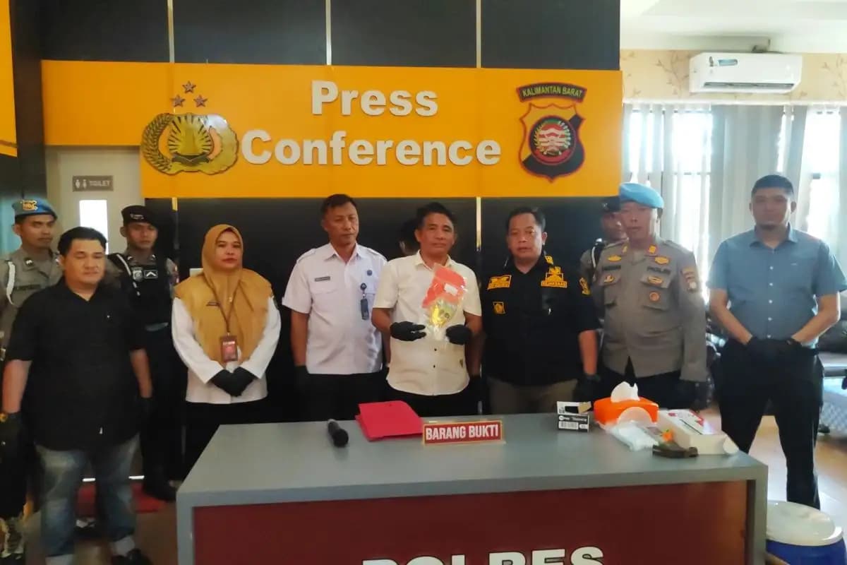 Polisi Singkawang Ungkap Narkoba Cair Jenis Juice Pertama Kali, Tersangka Hadapi Hukuman Mati  