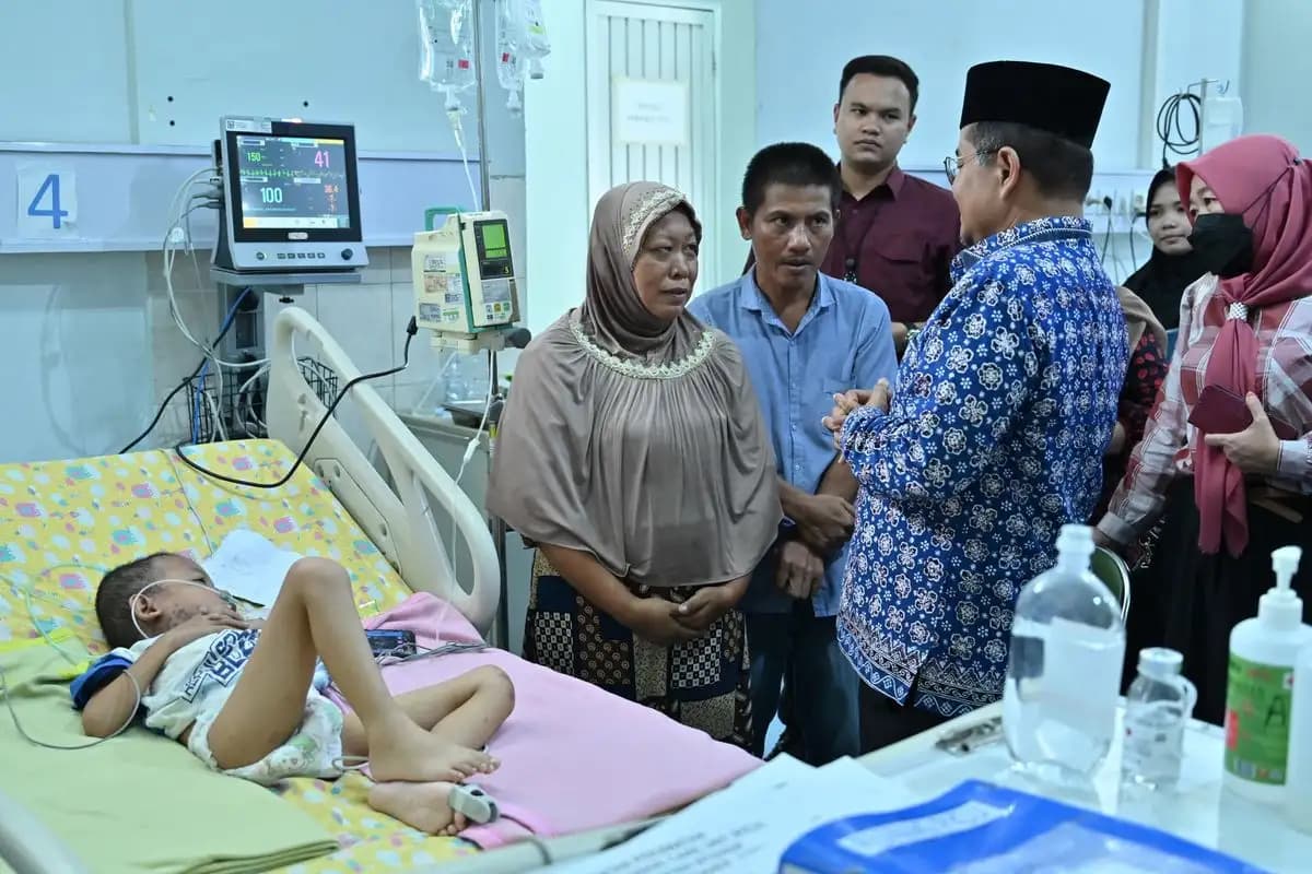 Wali Kota Jambi Pastikan Bocah Penderita Leukemia Dapat Bantuan Pengobatan  