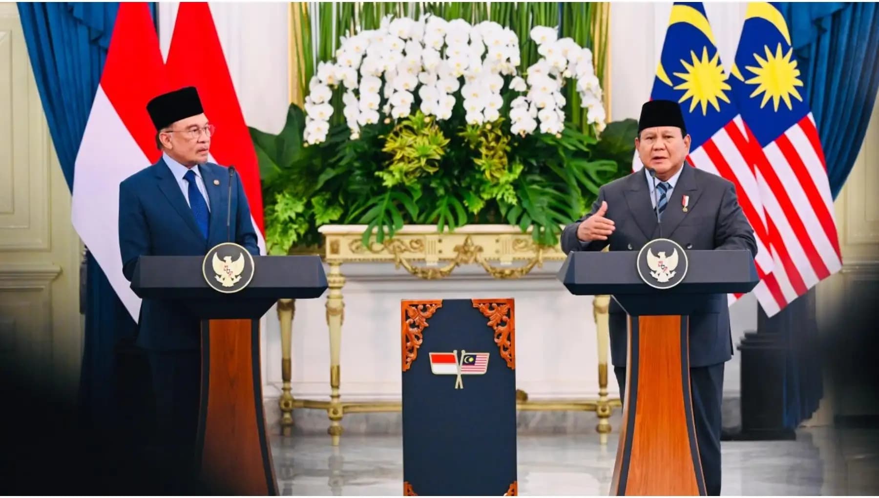 Presiden Prabowo dan PM Anwar Sepakat Percepat Penyelesaian Perbatasan dan Kerja Sama Kawasan Ambalat