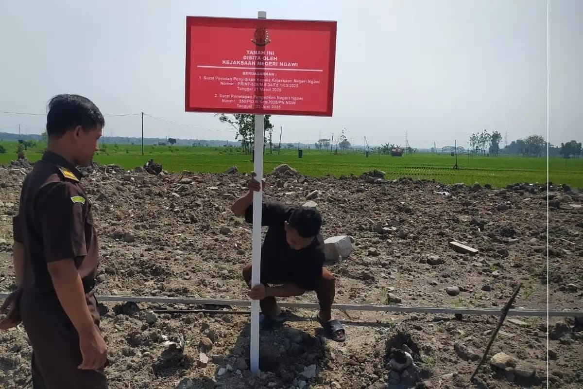 Korupsi Lahan Pabrik Mainan, Jaksa Sita Rumah dan Tanah Anggota DPRD Ngawi