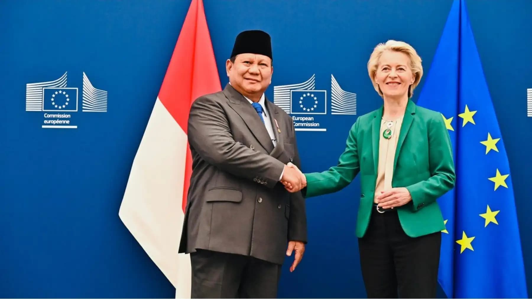 Prabowo dan Ursula von der Leyen Capai Terobosan dalam Perjanjian Ekonomi Indonesia-Uni Eropa