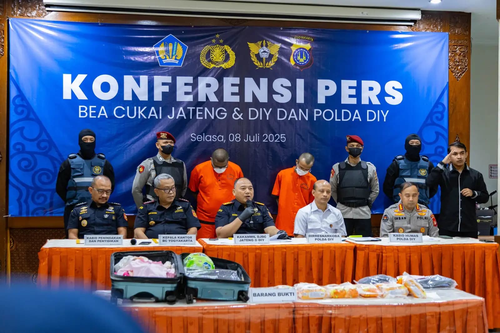 Bea Cukai Yogyakarta Gagalkan Penyelundupan 9,5 Kg Sabu Cair di Bandara YIA