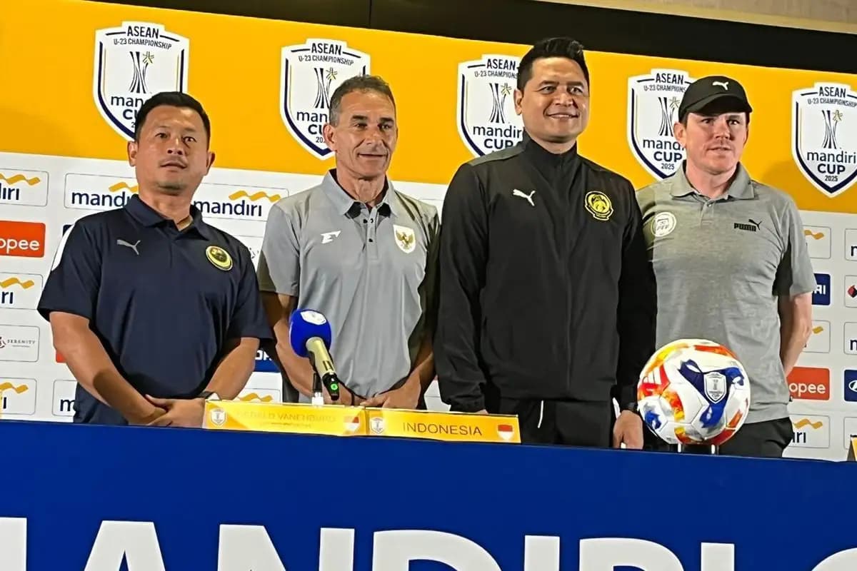Pelatih Malaysia Akui Tantangan Berat Hadapi Timnas U23 Indonesia di AFF U23 Championship  