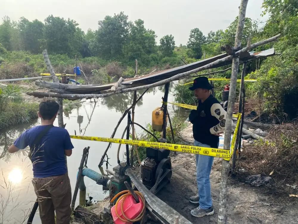 Viral di TikTok, Tambang Pasir Ilegal di Tapung Digerebek Polisi