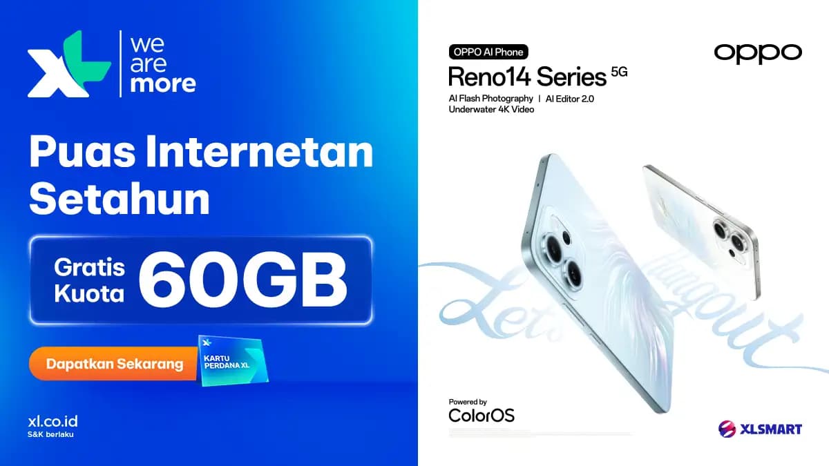 Perluas Akses Digital dan Pengalaman Internet Berkualitas XL Gandeng OPPO dan Motorola Hadirkan Bundling Smartphone Terbaru