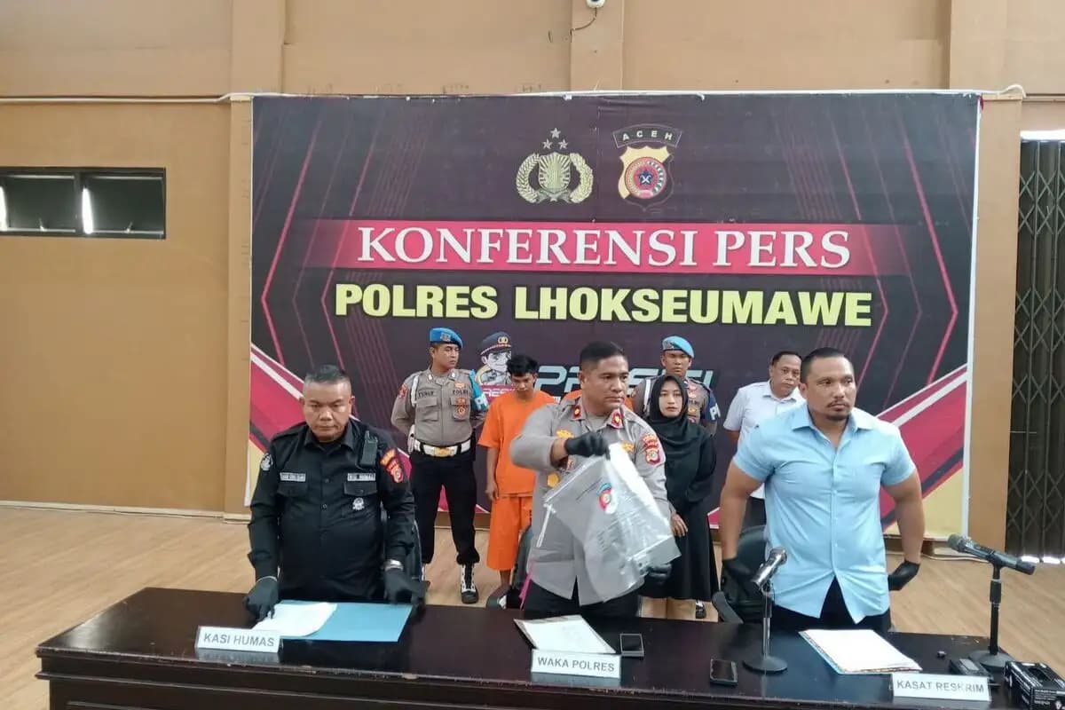 Dua Penjambret Spesialis Mahasiswi Ditangkap Saat Hendak Jual HP Rampasan di Lhokseumawe  