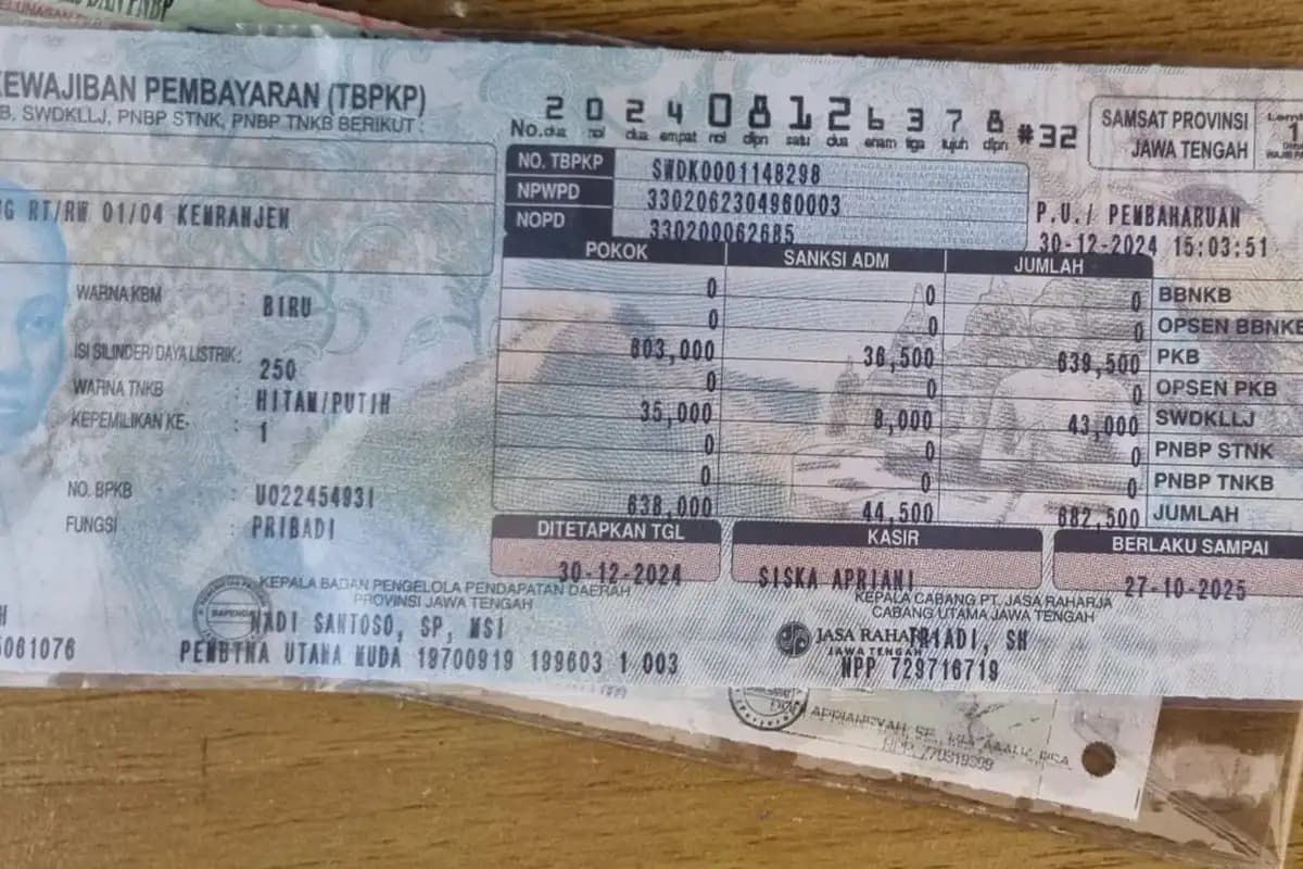 Pemprov Jatim Gelar Program Pemutihan Pajak Kendaraan 2025, Bebas Denda dan Tunggakan  