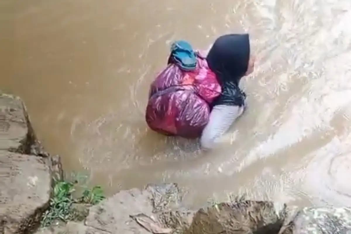 Prabowo Alokasikan Rp26,5 Miliar Bangun Jalan dan Jembatan Usai Viral Aksi Bidan Seberangi Sungai  