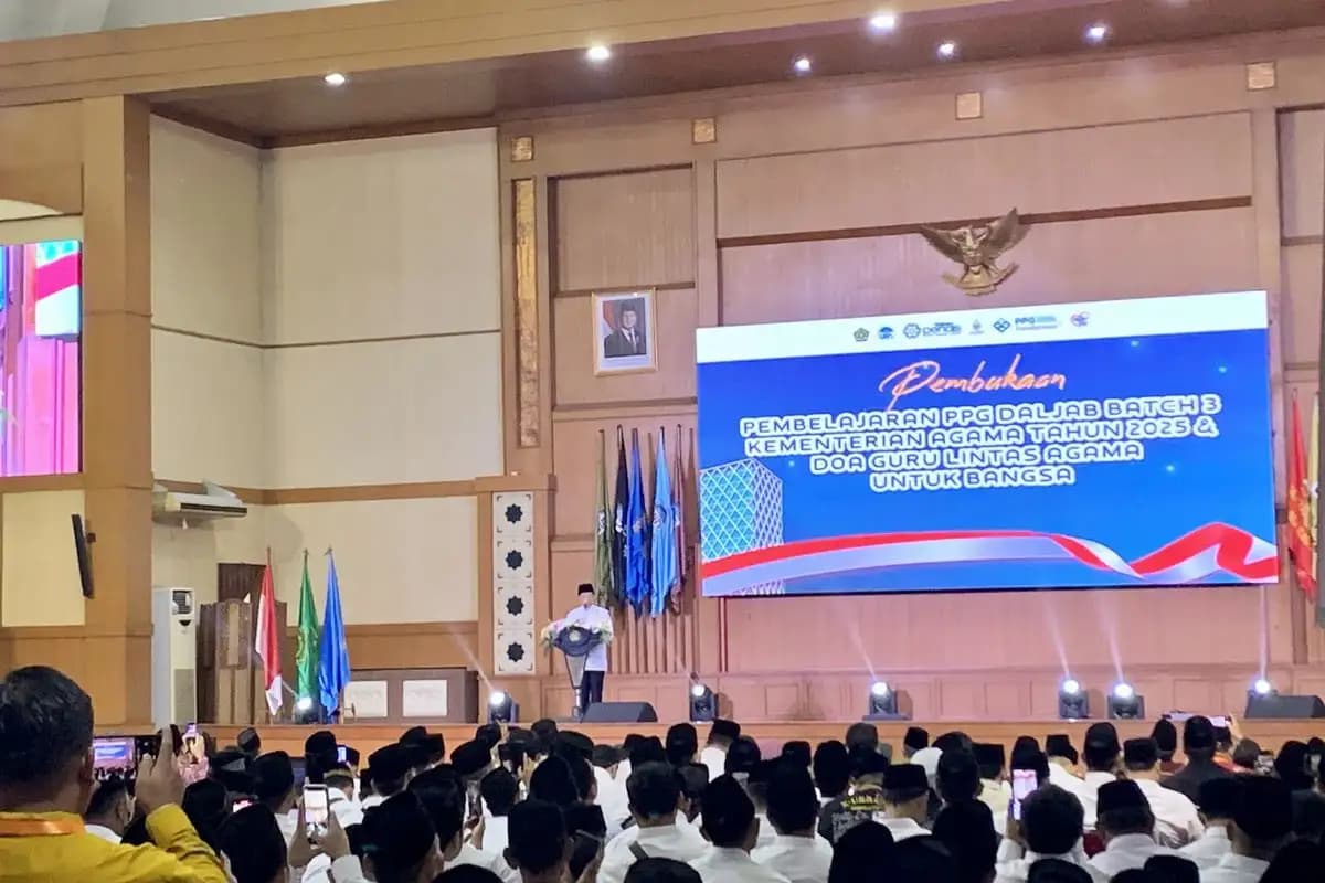  Peserta PPG Kemenag 2025 Melonjak 700 Persen, Menag: Capaian Monumental di Era Prabowo  