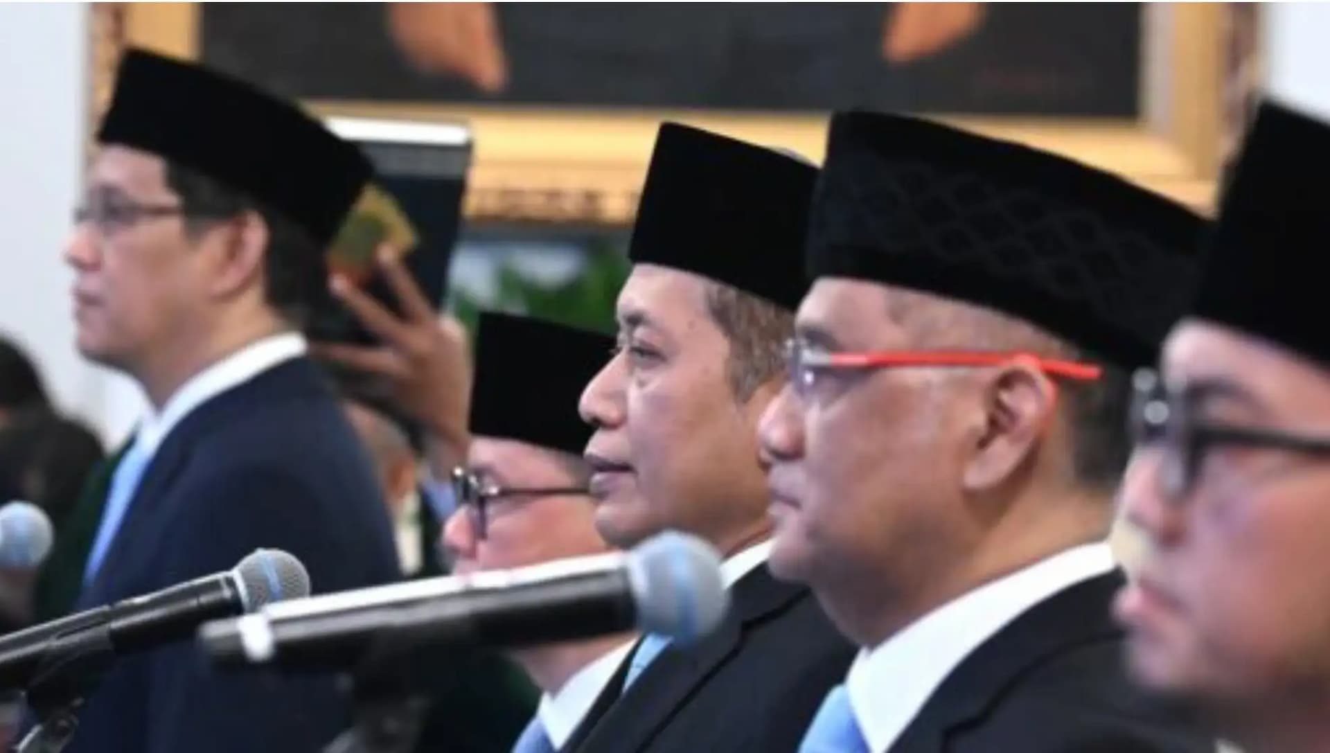 Menteri Baru Kabinet Prabowo Sampaikan Komitmen Usai Dilantik