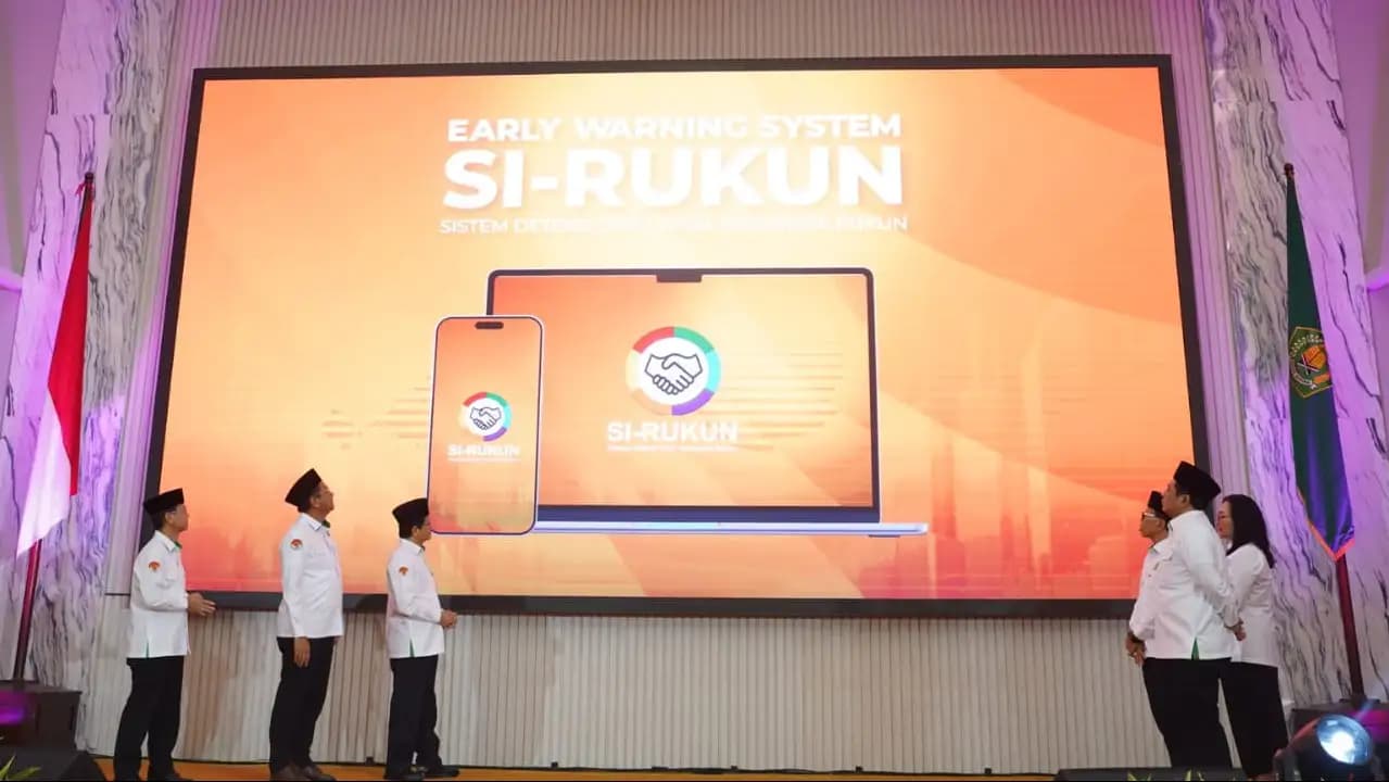 Early Warning System Si-Rukun Diklaim Bisa Deteksi Dini Konflik Keagamaan