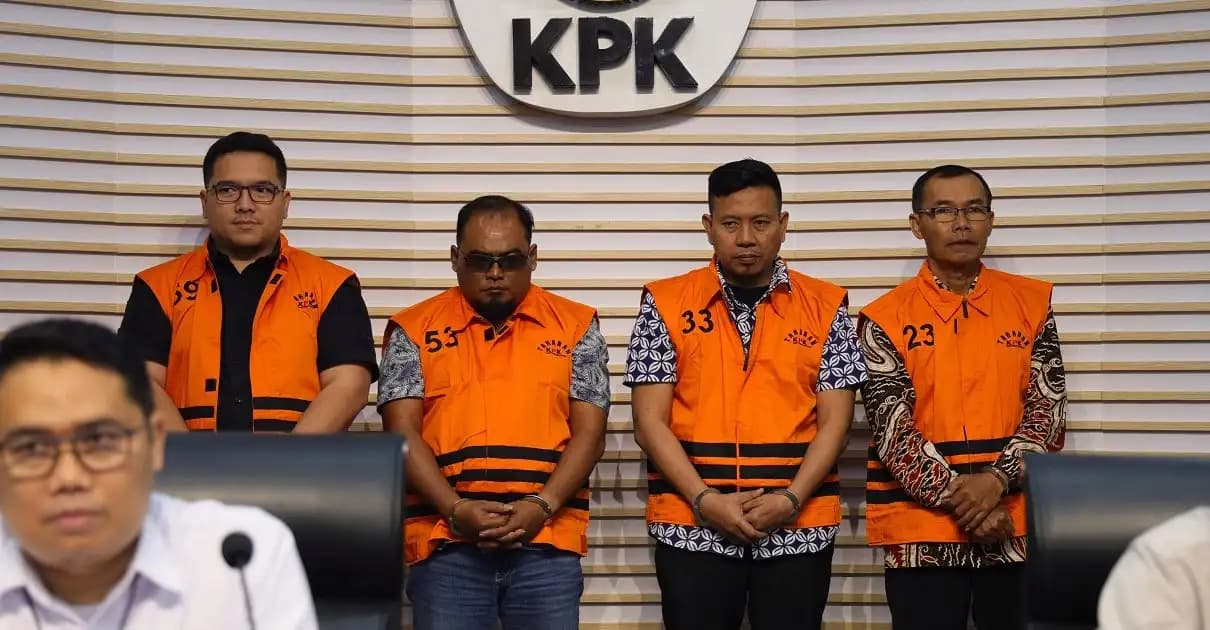 KPK Tahan 4 Tersangka Korupsi Dana Hibah Pokmas Pemprov Jatim 2019–2022