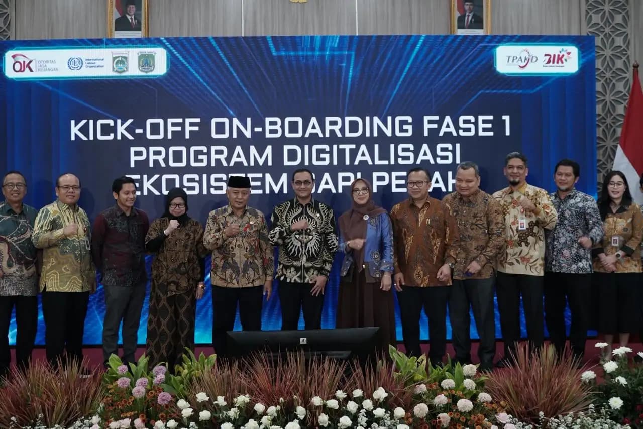 OJK Kembangkan Digitalisasi Ekosistem Sapi Perah di Wilayah Malang