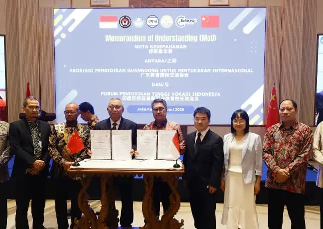 Kemdiktisaintek Dorong Pendidikan Tinggi Vokasi Sampai ke Negeri China