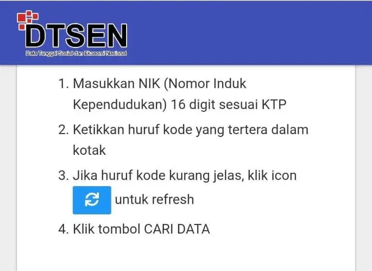 Pakai NIK, Cara Mudah Cek Bansos dan Desil DTSEN