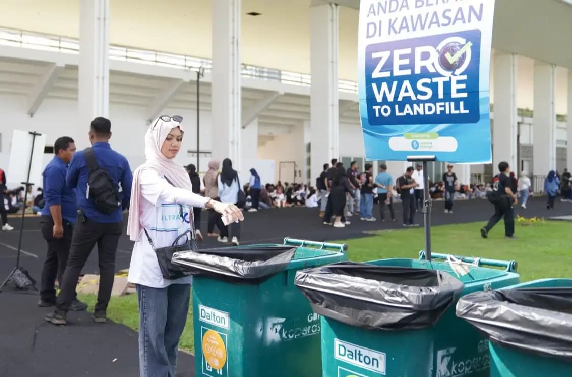 XLSMART Lakukan Pengelolaan Sampah Berkelanjutan di Acara Ultraverse Festival
