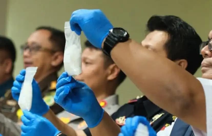 Penyelundupan 496 Gram Sabu dari Malaysia Digagalkan