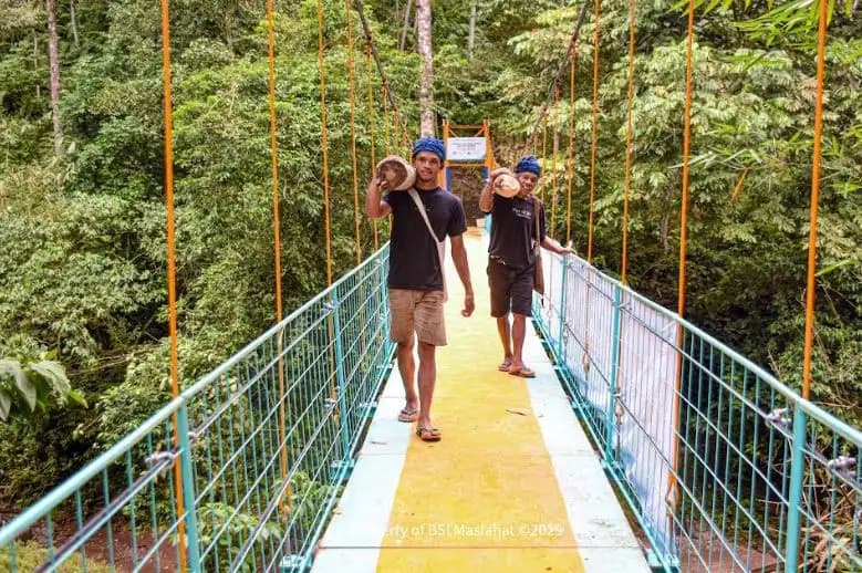 BSI Maslahat Resmikan Jembatan Maslahat Untuk Negeri Bagi Masyarakat Baduy