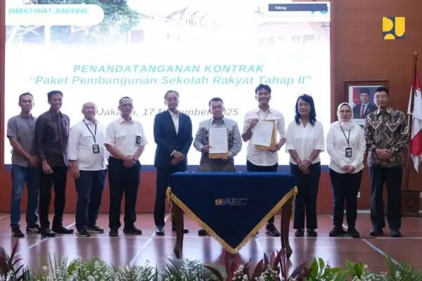 Kementerian PU Mulai Bangun Sekolah Rakyat di Tiga Provinsi, Total Nilai Kontrak Capai Rp3,89 Triliun